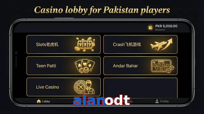 Lobby view of Alanodt for Pakistan users